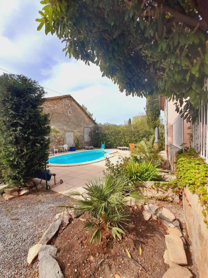 La Maisonnette Avec Spa Et Piscine Villa Sainte-Valière Exterior foto